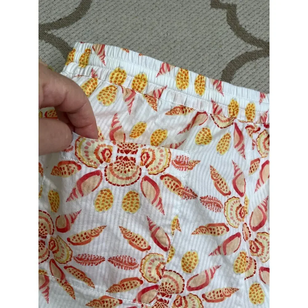 Hill House Men’s Leo Shorts, Orange Shell Mosaic, size large, MSRP $128